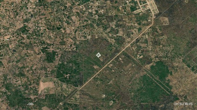 Satélite ângulo 180° da parcela 23