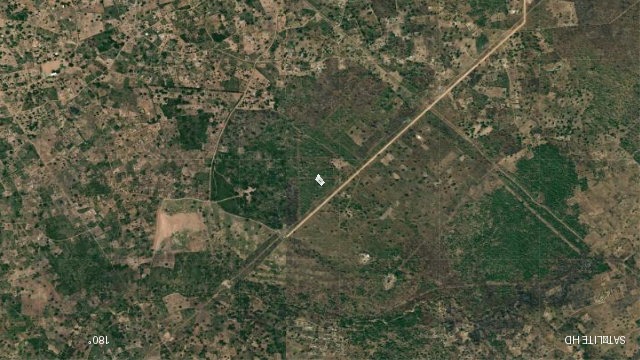 Satélite ângulo 180° da parcela 4